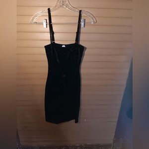 Black dress body con